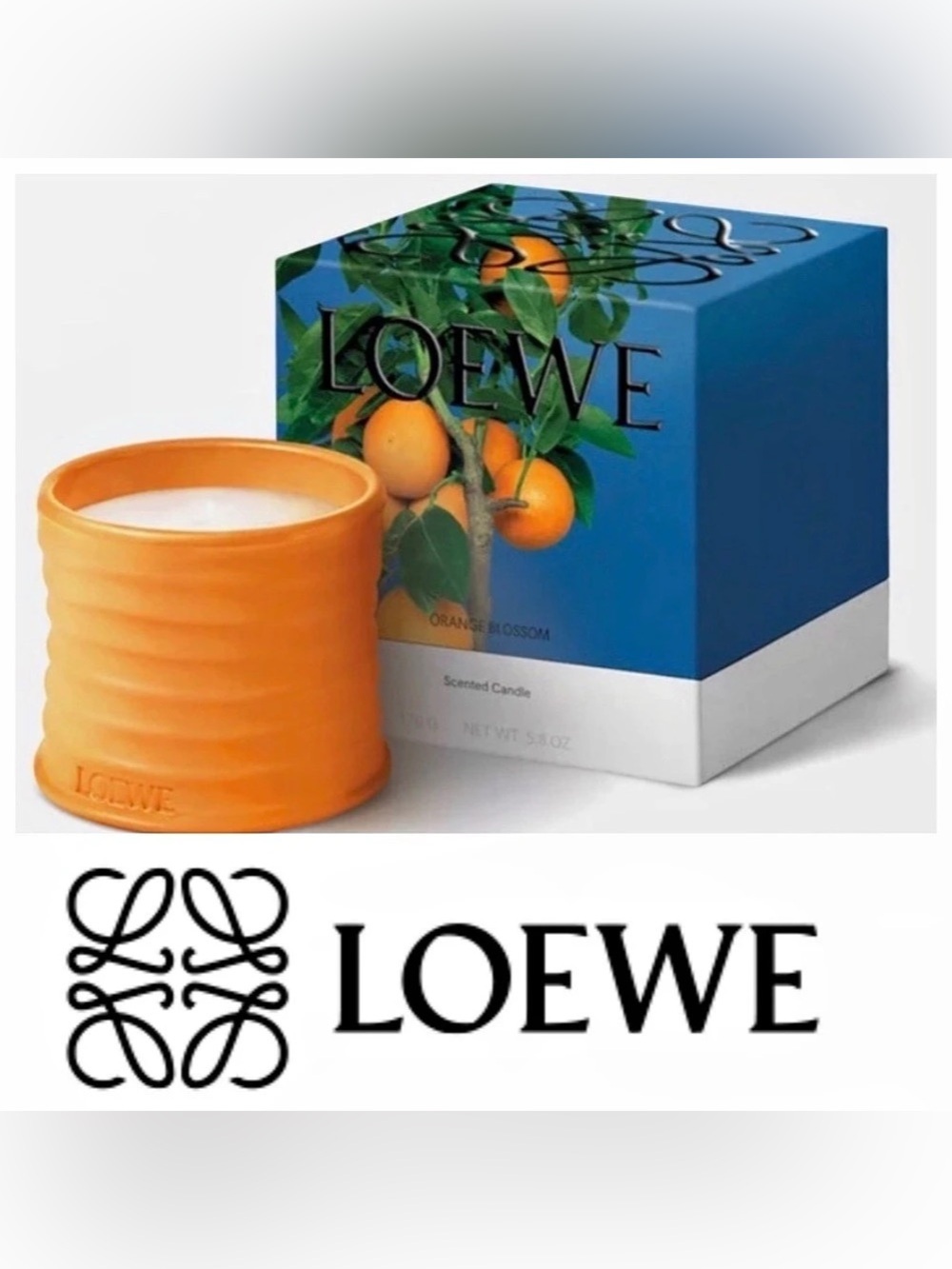 Loewe Orange Blossom Scented Candle NWT